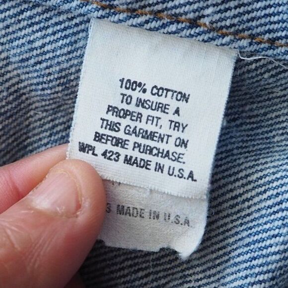 Levi's 70506-0216 Type III Vintage 70s 80s Denim Trucker Jacket Men's 42R - Picture 5 of 11